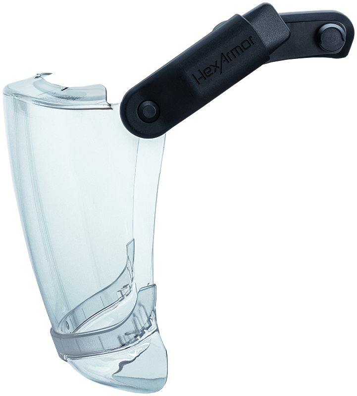 HexArmor anti-fog face shield with chin support