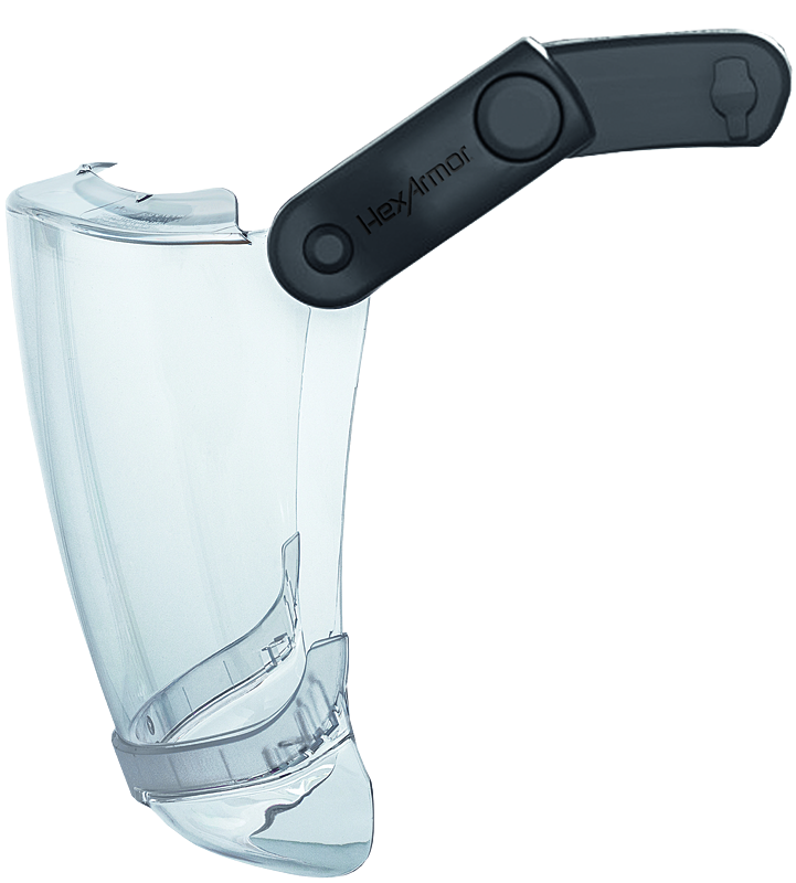 HexArmor anti-fog face shield with chin support