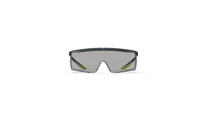 Front view of HexArmor LT250 safety glasses