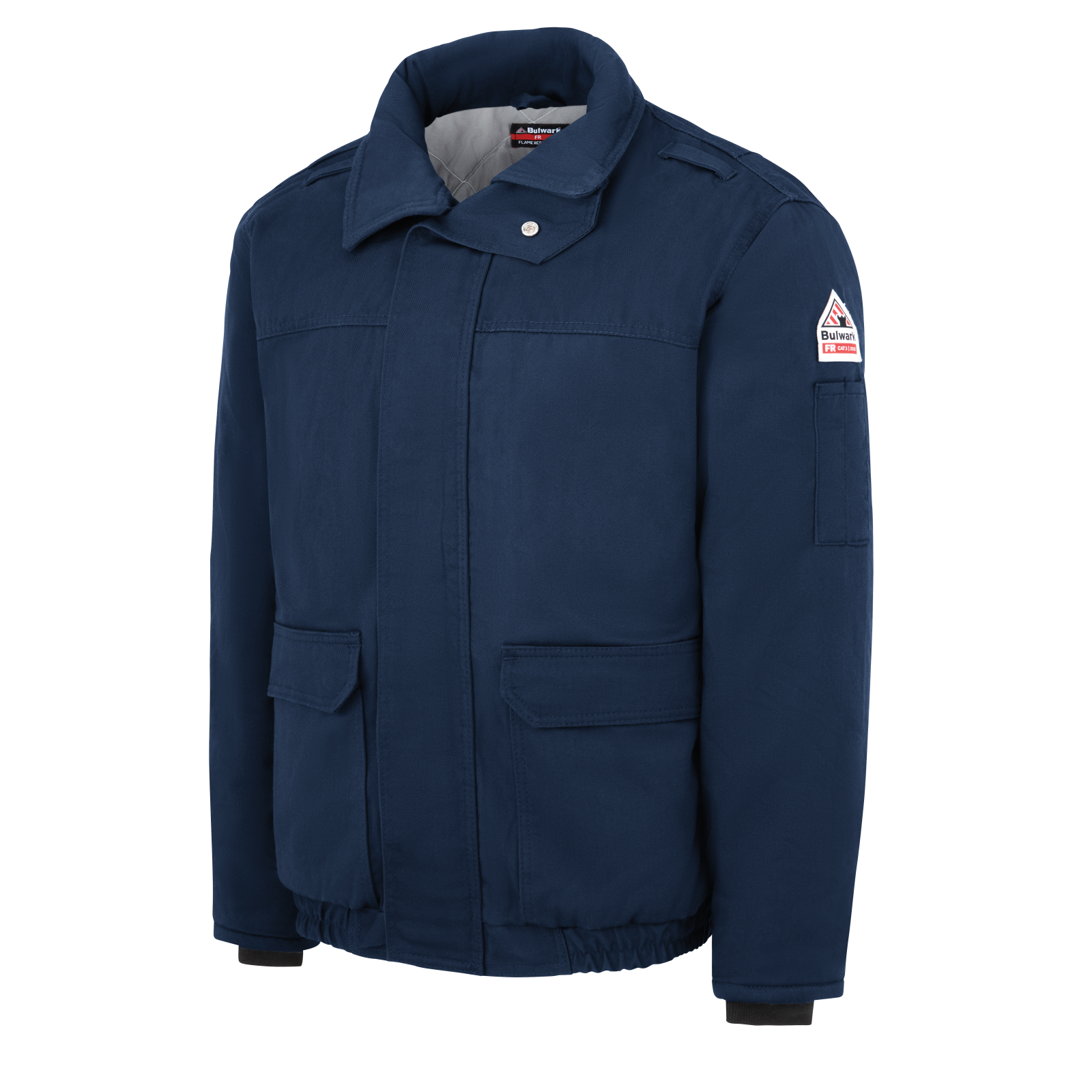 Navy Bulwark FR Bomber Jacket