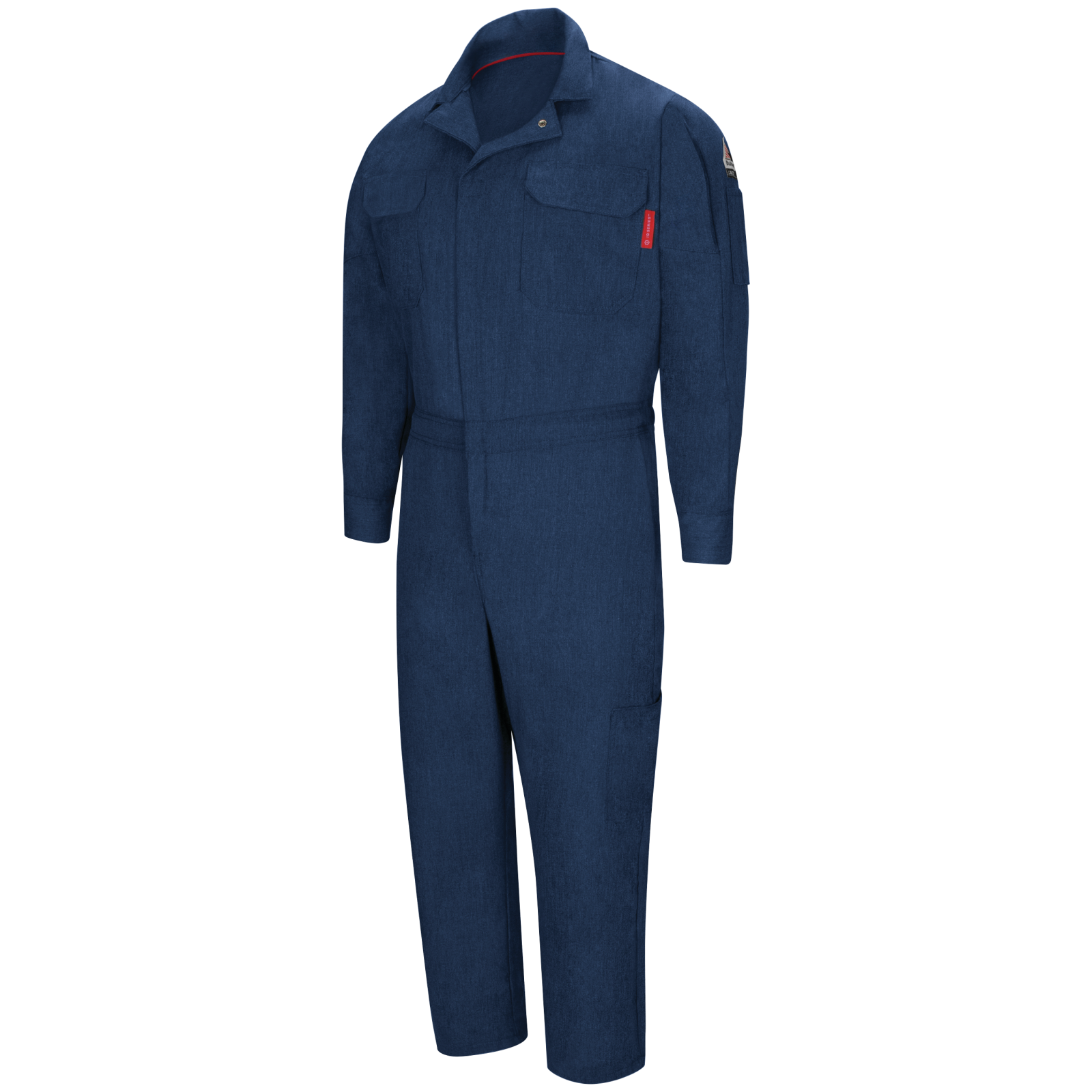 Bulwark men's FR coverall in navy color