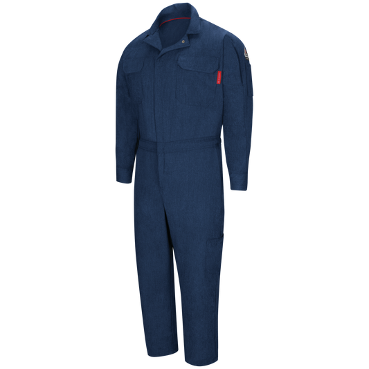 Bulwark men's FR coverall in navy color