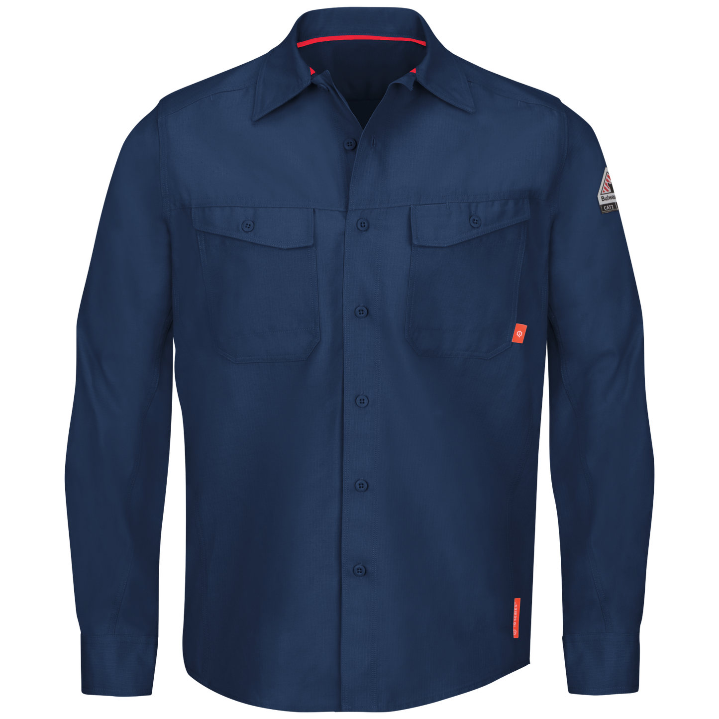 Bulwark FR Work Shirt in navy blue