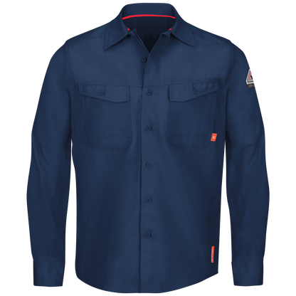 Bulwark FR Work Shirt in navy blue
