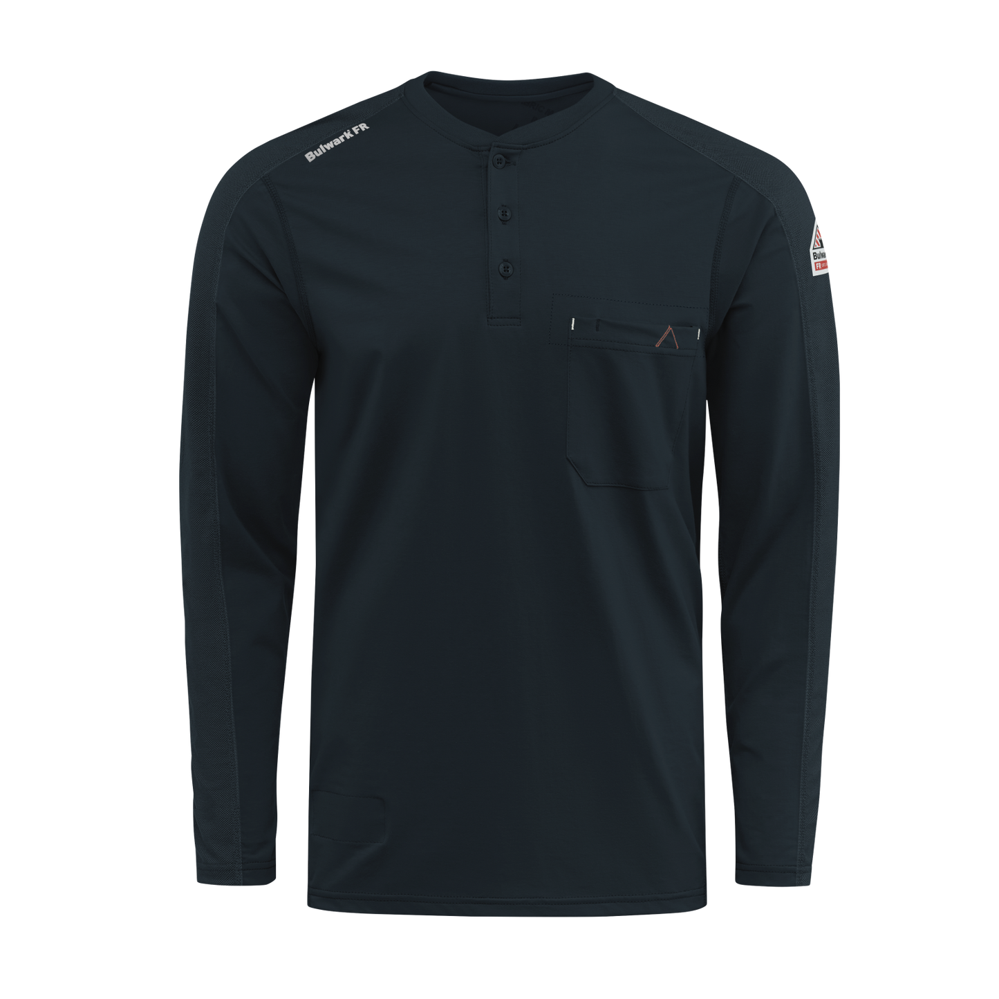 Navy Bulwark Men’s FR Flex Knit Henley