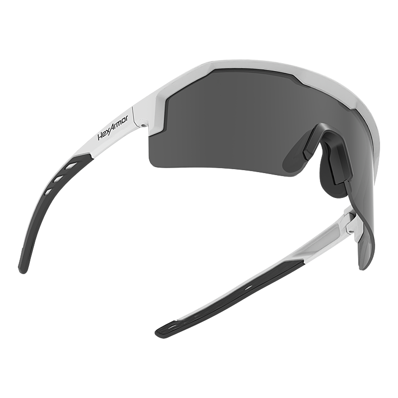 HexArmor Shockwave™ Safety Glasses - Black & White Frame