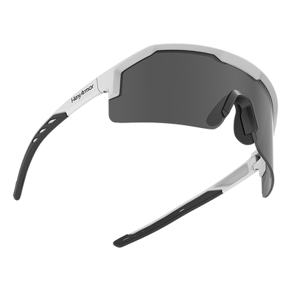 HexArmor Shockwave™ Safety Glasses - Black & White Frame