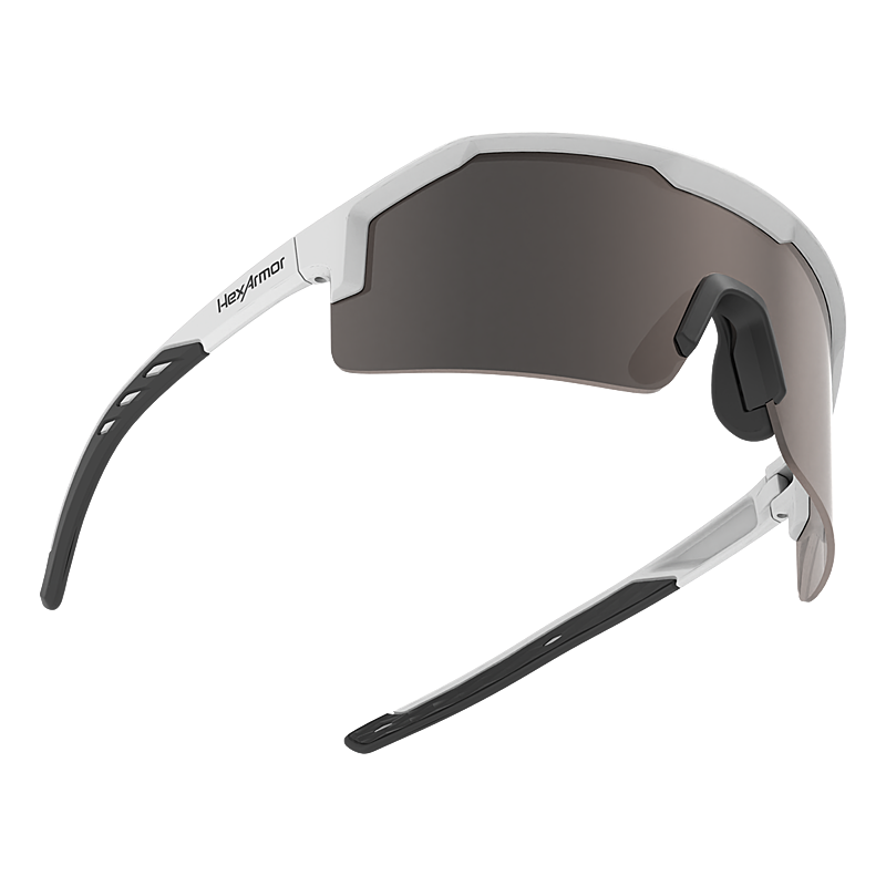HexArmor Shockwave™ Safety Glasses - Black & White Frame