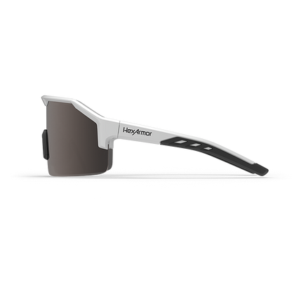 HexArmor Shockwave™ Safety Glasses - Black & White Frame