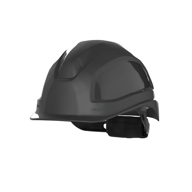 HexArmor safety helmet in black color