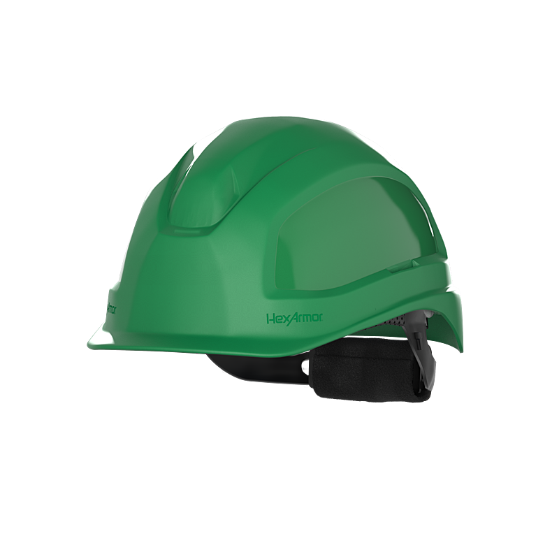 HexArmor safety helmet in green color