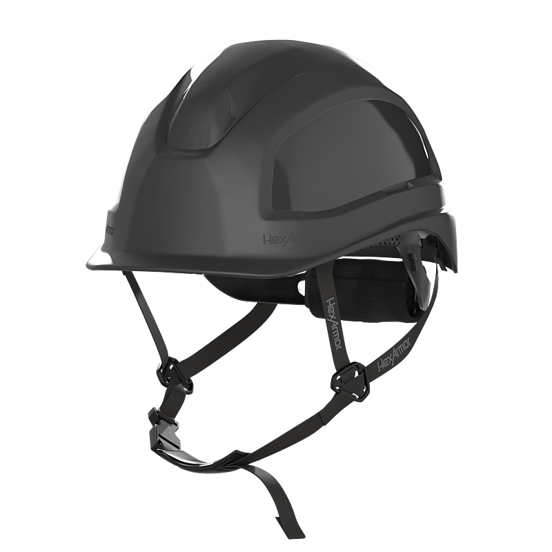 Black HexArmor Class E Type 1 Safety Helmet 