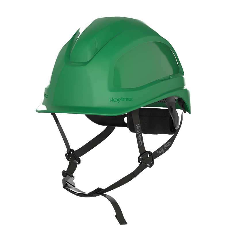 Green HexArmor Class E Type 1 Safety Helmet 