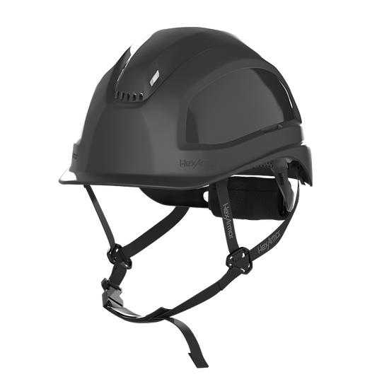 Black HexArmor Class E Type 1 Safety Helmet