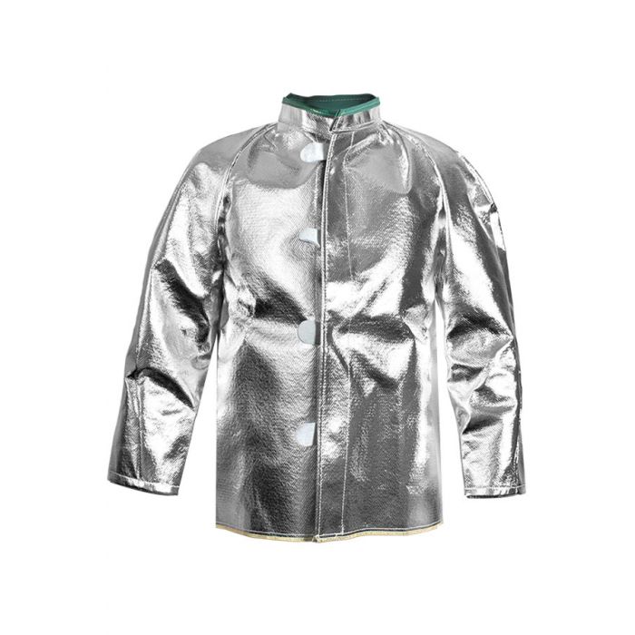 Aluminized Thermal Coat - 19 oz. Carbon/Para-Aramid, 30 in. Long Deluxe Ventilated Jacket