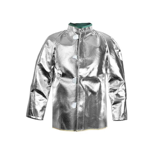 Aluminized Thermal Coat - 19 oz. Carbon/Para-Aramid, 30 in. Long Deluxe Ventilated Jacket