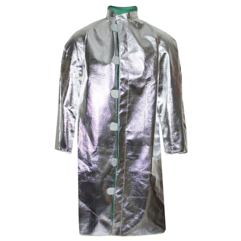 Aluminized Thermal Coat - 19 oz. Carbon/Para-Aramid, 30 or 45 in. Long Deluxe Ventilated Jacket 