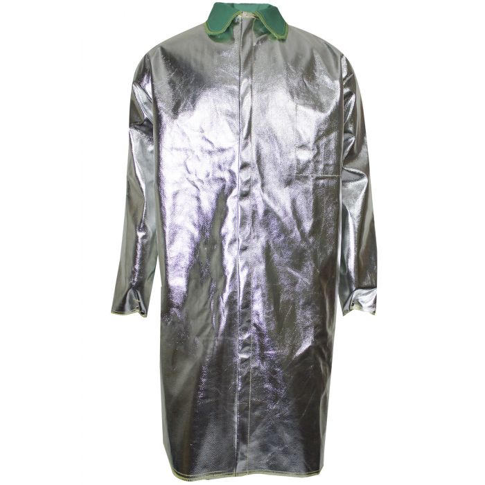 Aluminized Thermal Long Coat - 14 oz. OPF Carbon/Kevlar, 45 in. Long, Vented Jacket