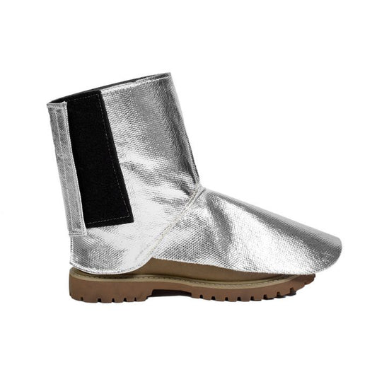 Aluminized Thermal Spats - 19 oz. Aluminized Thermobest Blend, FR Hook and Loop Closure