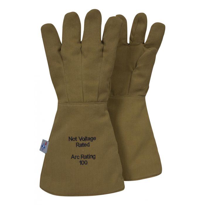 Arc Flash Gloves - 100 Cal, FR, Nomex and Kevlar Blend