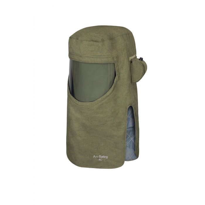 Arc Flash Hood - Faceshield, Removable CrossVent Fans, and Hard Hat
