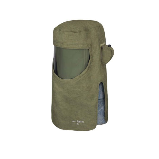 Arc Flash Hood - Faceshield, Removable CrossVent Fans, and Hard Hat