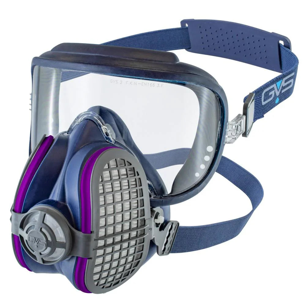 GVS Integra Half Face Mask Respirator with Attached Goggles