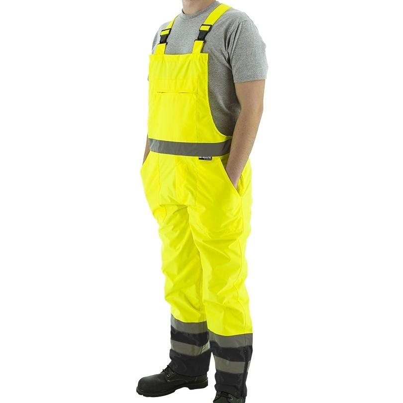 Bib Overall - Waterproof, High Visibility, Reflective Striping