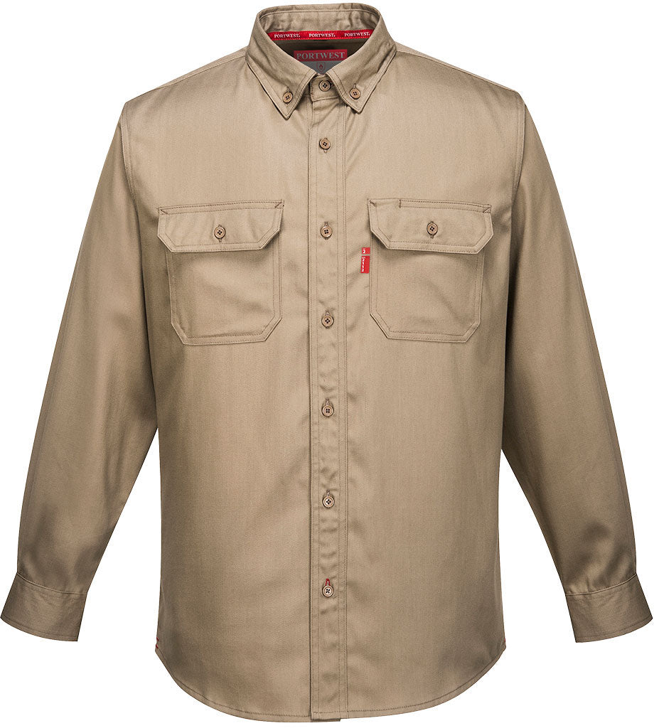 Tan Bizflame - FR Arc2 Work Shirt
