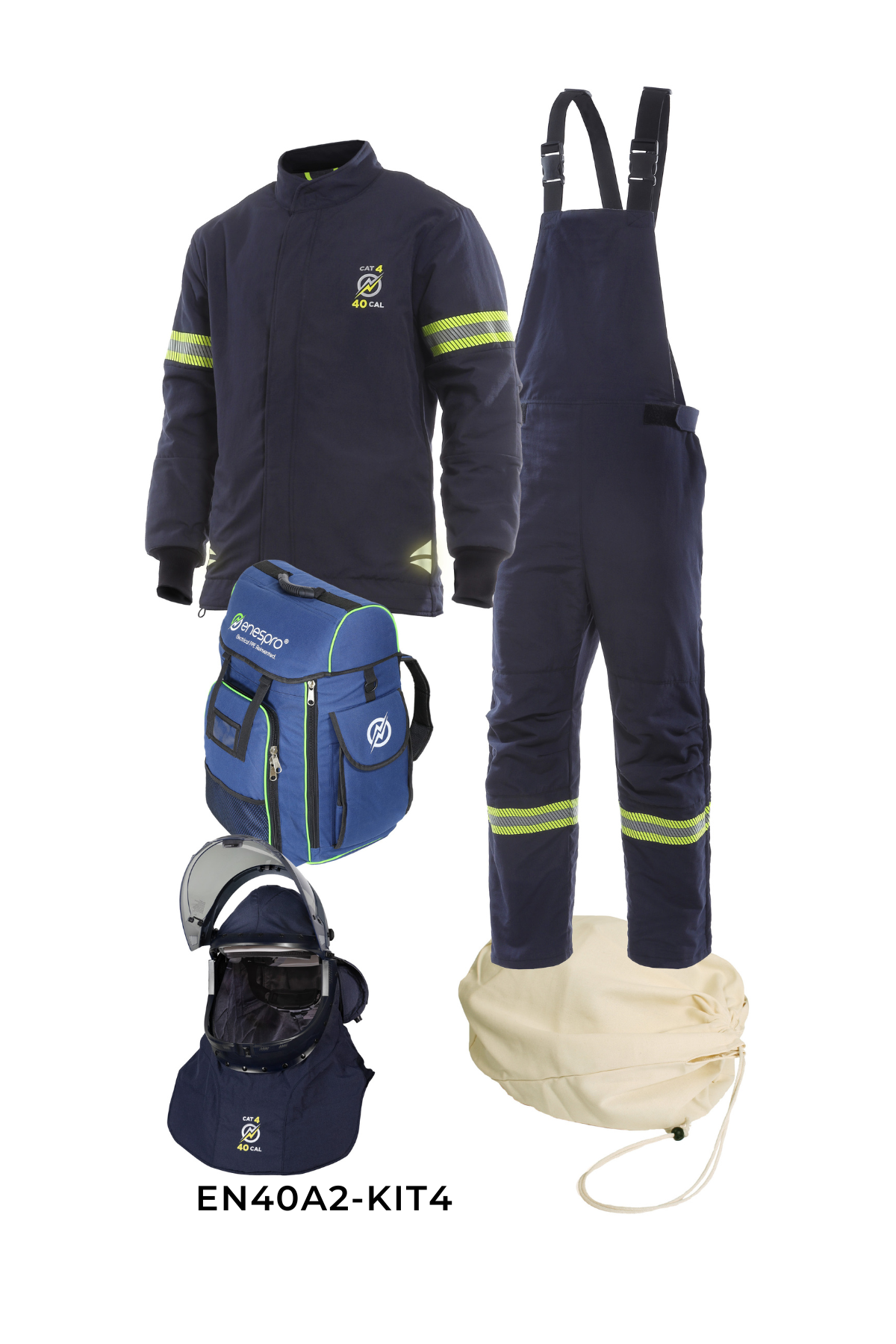 Enespro Airlite Ascend 40 Cal Arc Flash Kit with Lift Front Hood