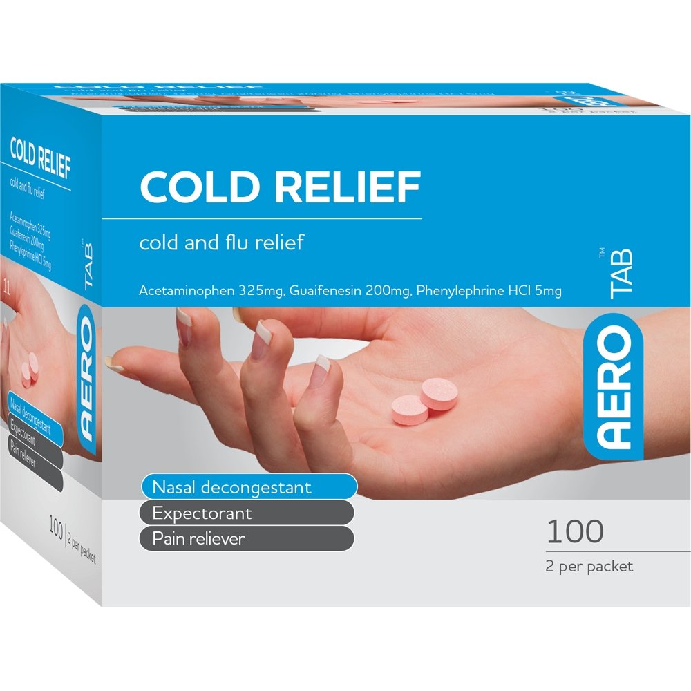 Cold Relief Tablets - First Aid Kit Refills (PK 2,400 Tablets) – Antler ...