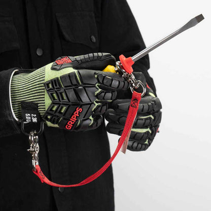 Cut Resistant Tether Anchor Eco Impact Glove - C5