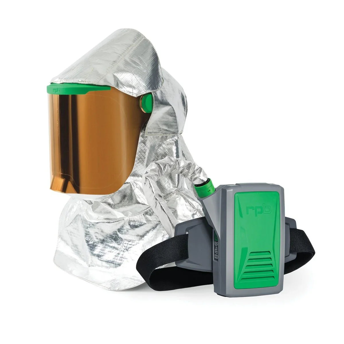 RPB Z-Link High Heat Respirator Helmet with PAPR and Filters – NIOSH