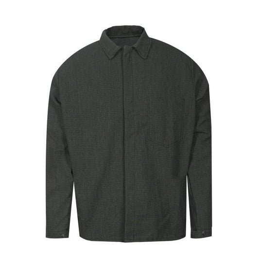 Fire and Arc Flash Resistant Jacket, OPF Blend Fabric, 30 in. Long, Covered Snap Front Closure and Inner Chest Pocket