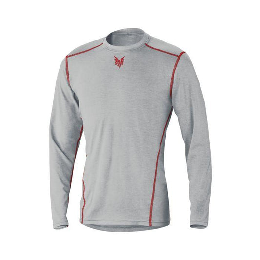 Long Sleeve T-Shirt - Fire (FR) and Arc Flash Resistant, Athletic Cut, Lightweight, Breathable Stretch Fabric
