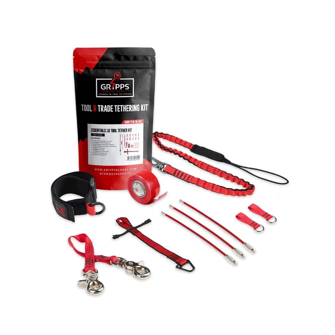 Gripps Essentials 10 Tool Tether Kit – Antler Safety