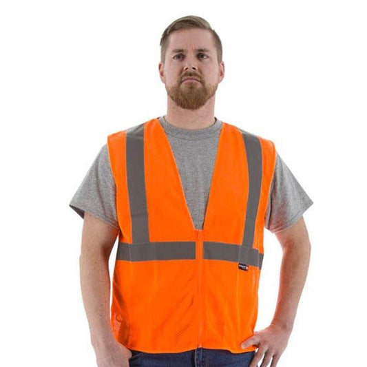 High Visibility Mesh Safety Vest