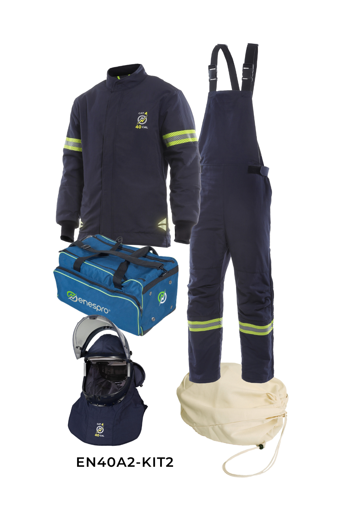 Enespro Airlite Ascend 40 Cal Arc Flash Kit with Lift Front Hood