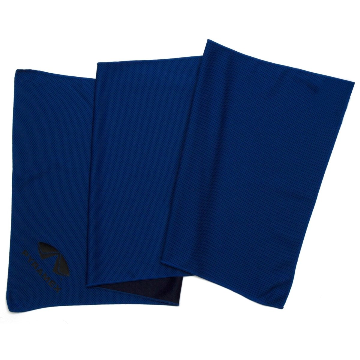 Microfiber Moisture Wicking Cooling Towels - 11.5 x 33 Inch Blue