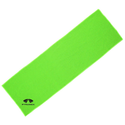 Microfiber Moisture Wicking Cooling Towels - 11.5 x 33 Inch Green